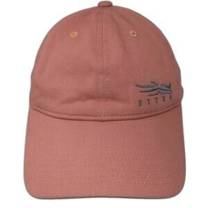 Sitka Baseball Cap Pink Gray One Size Slideback Low Profile Embroidered Hat